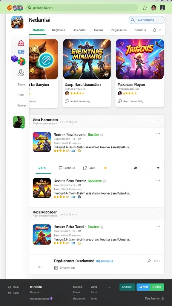 Level bermain yang semakin menantang dan seru.