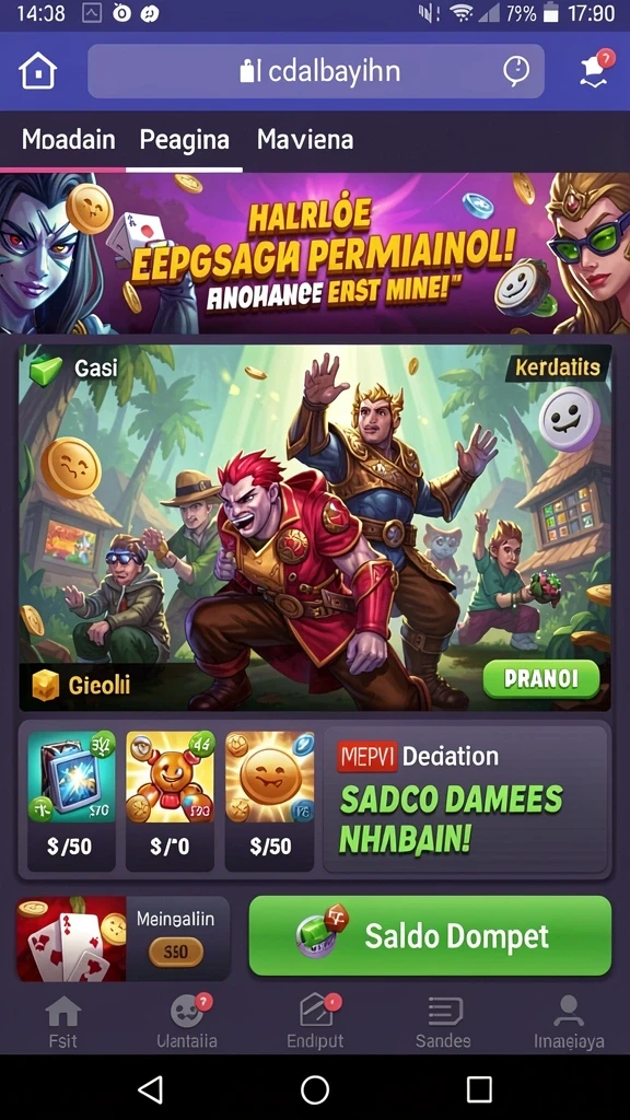 Fitur multiplayer untuk bertanding dengan teman.