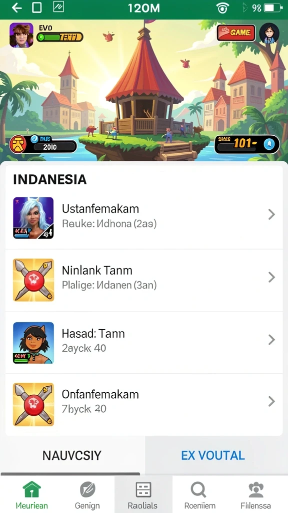 Karakter yang beragam dan unik untuk dipilih.