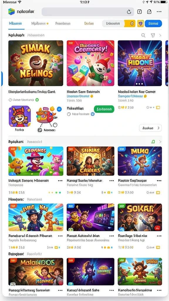 Beragam permainan slot dengan grafis yang menawan.