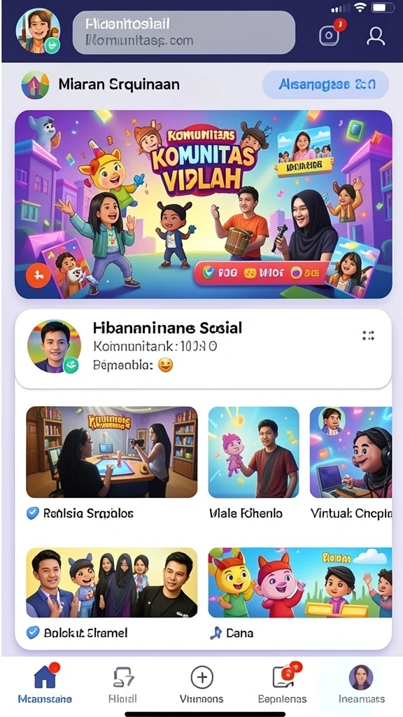 Menu navigasi yang mudah dipahami.