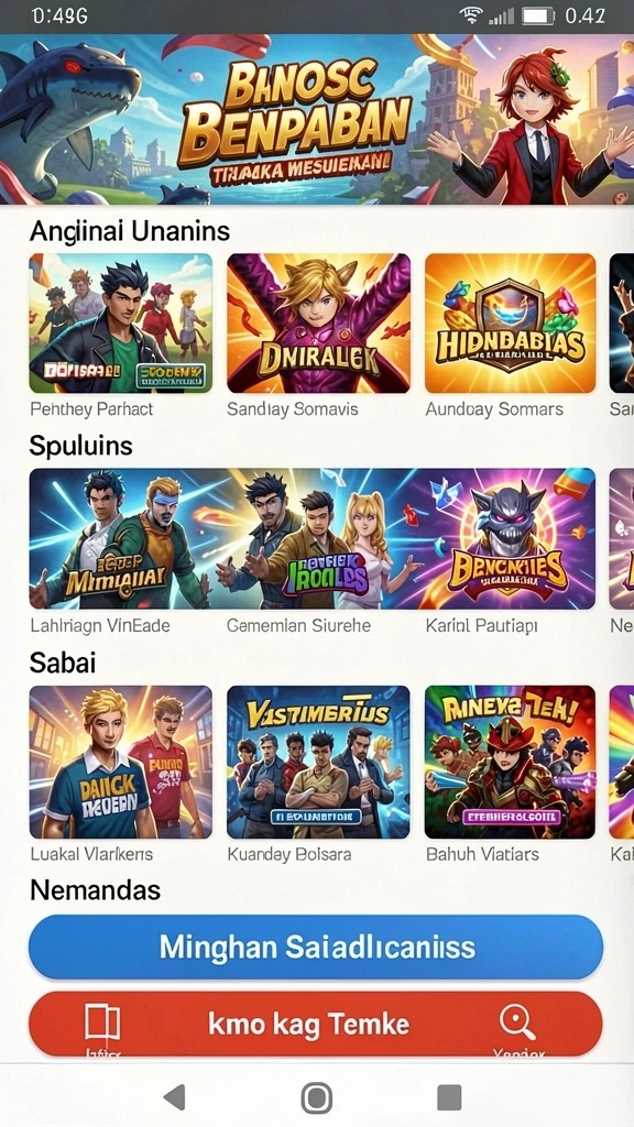 Visual efek yang memukau menambah keseruan bermain.