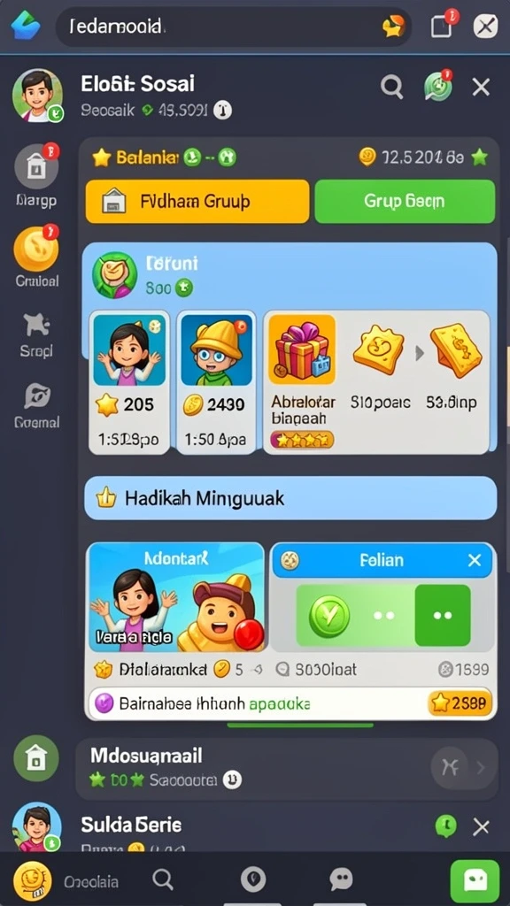 Tampilan utama permainan slot yang menarik.