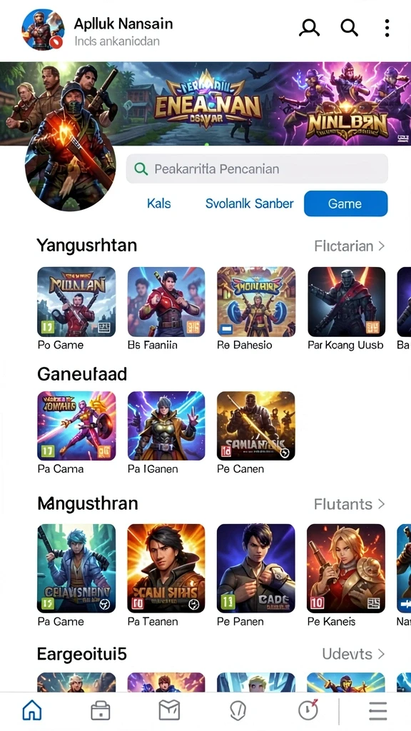 Tampilan antarmuka yang menarik dan user-friendly.