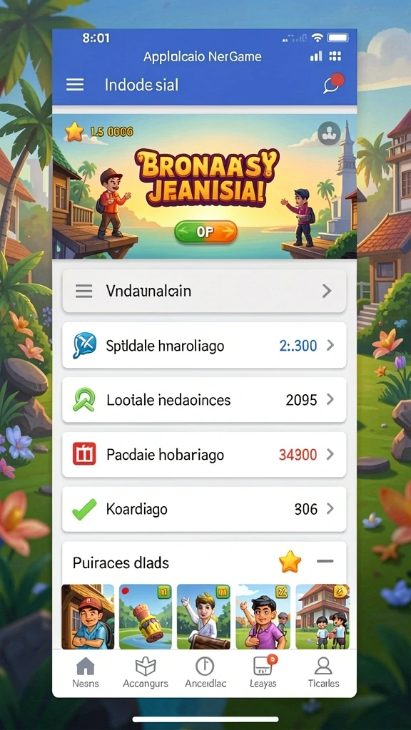 Sistem reward yang memotivasi pemain untuk terus bermain.