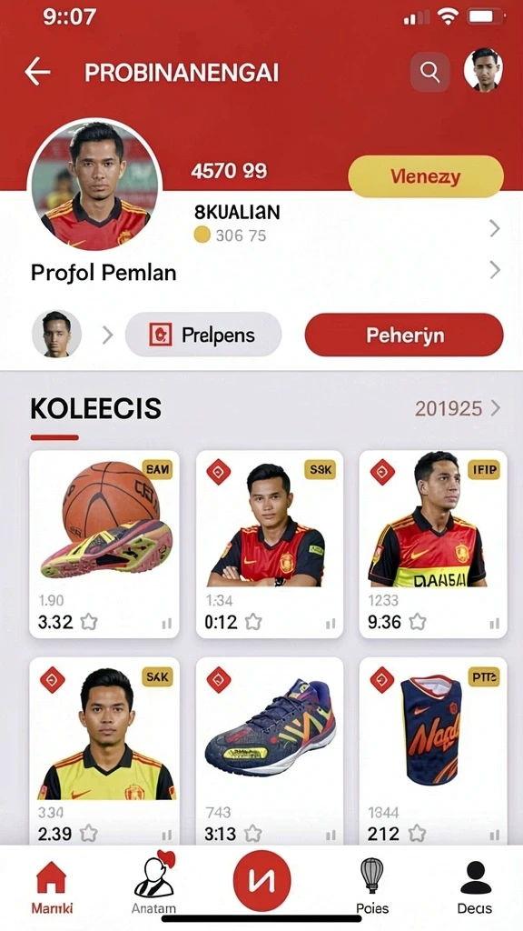 Mode turnamen online yang kompetitif.