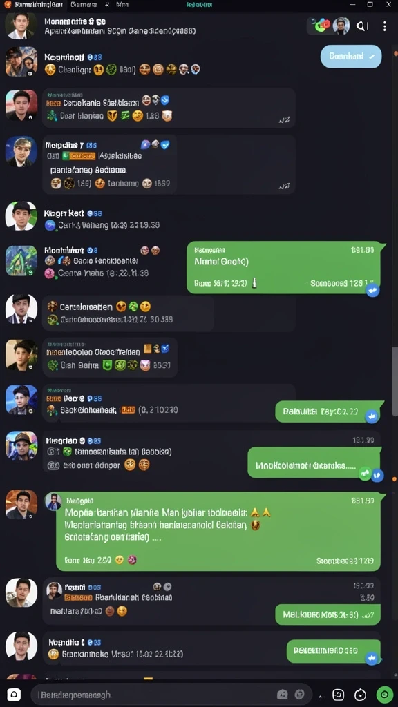 Tampilan antarmuka yang ramah dan menarik.