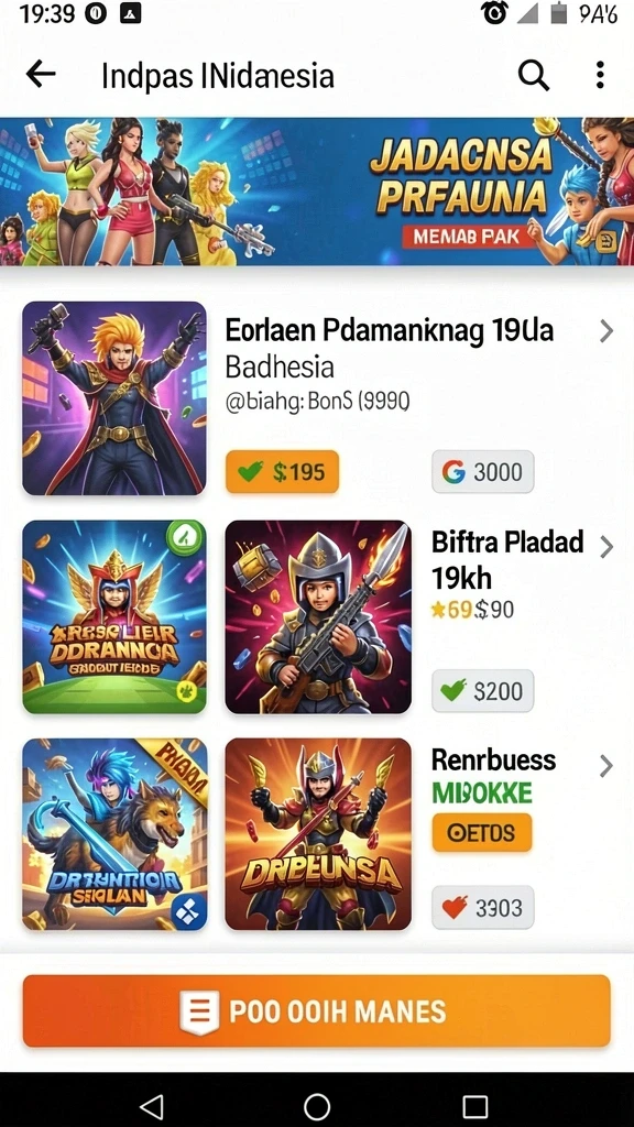Tampilan antarmuka yang intuitif dan menarik.