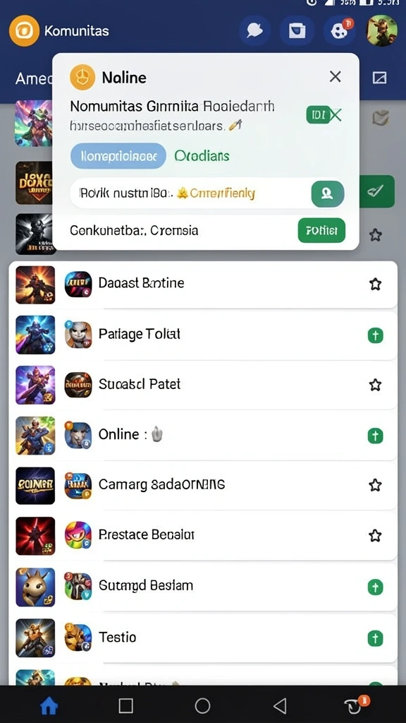 Beragam pilihan permainan slot yang menarik.