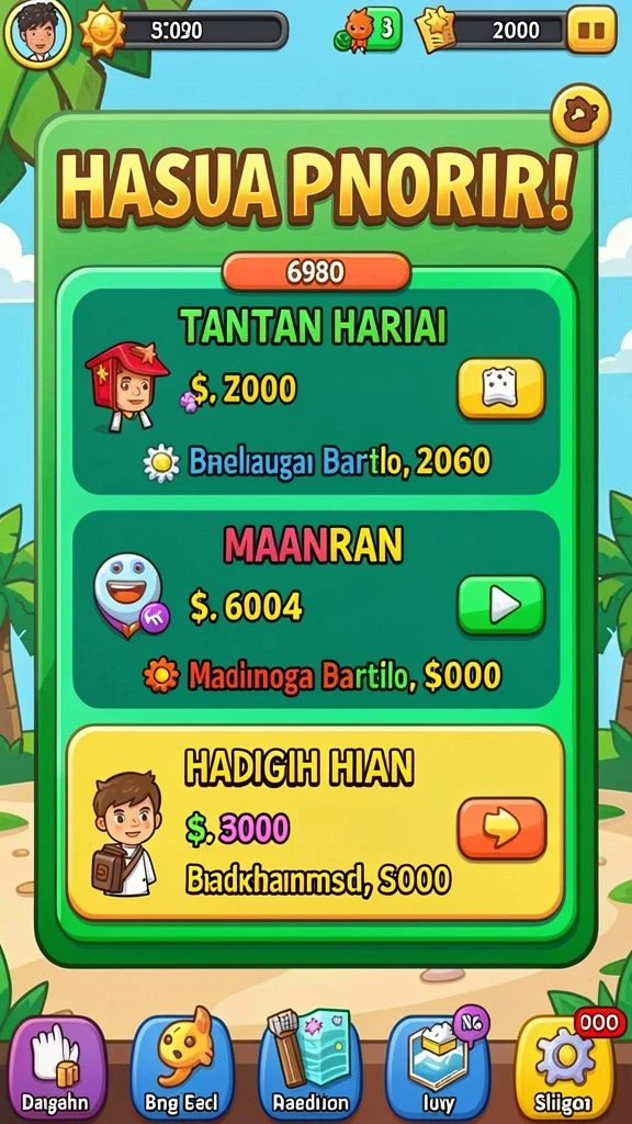 Tampilan menu utama NAGA889 yang menarik.