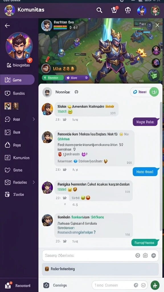 Tangkapan layar menunjukkan fitur multiplayer yang seru.