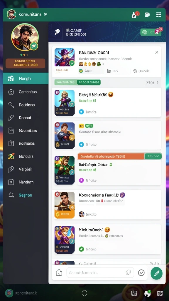 Penampilan mode multiplayer yang seru dengan pemain lain.
