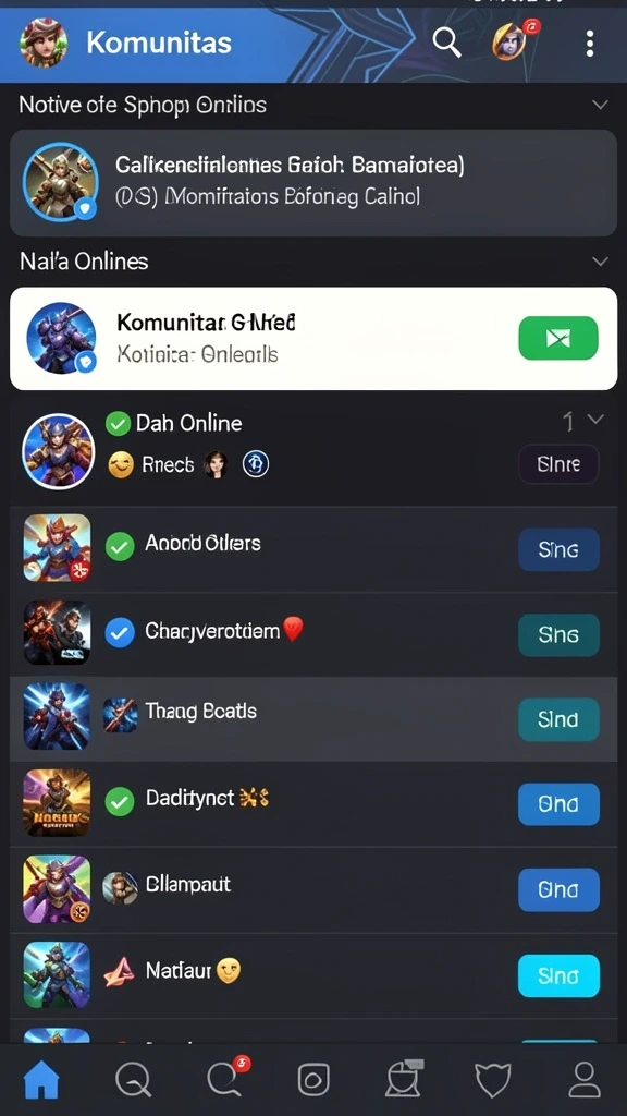 Berbagai karakter unik dalam game yang dapat dipilih.