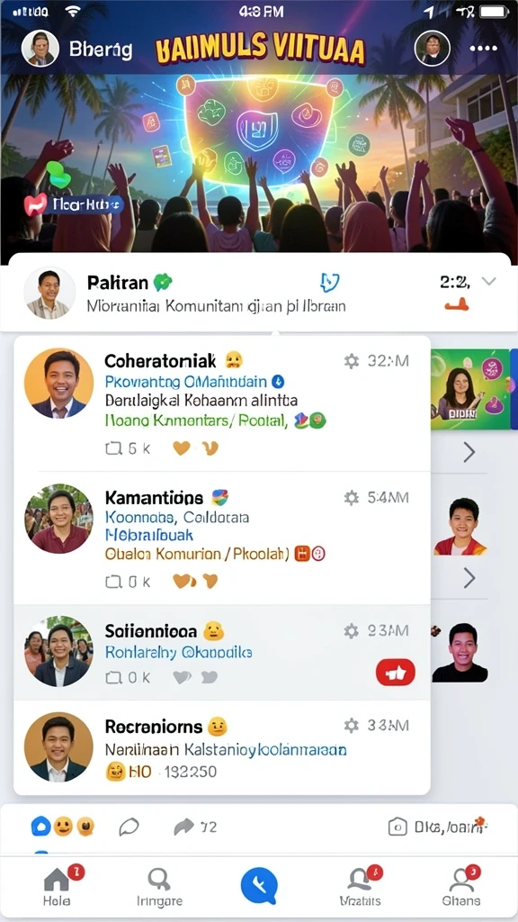 Tampilan antarmuka yang intuitif dan mudah digunakan.
