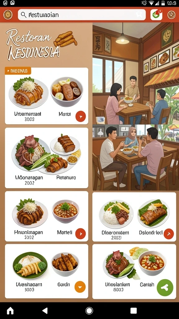 Tampilan antarmuka yang menarik dan user-friendly.