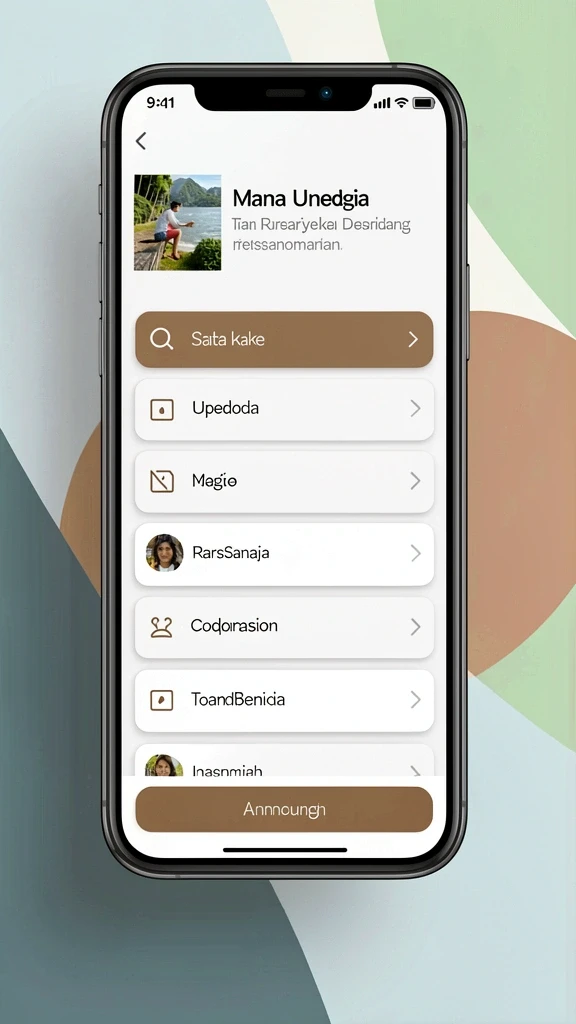 Screenshot menampilkan antarmuka utama yang menarik.