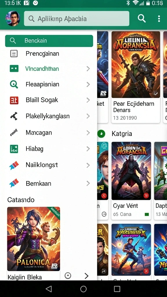 Tampilan antarmuka yang menarik dan mudah digunakan.