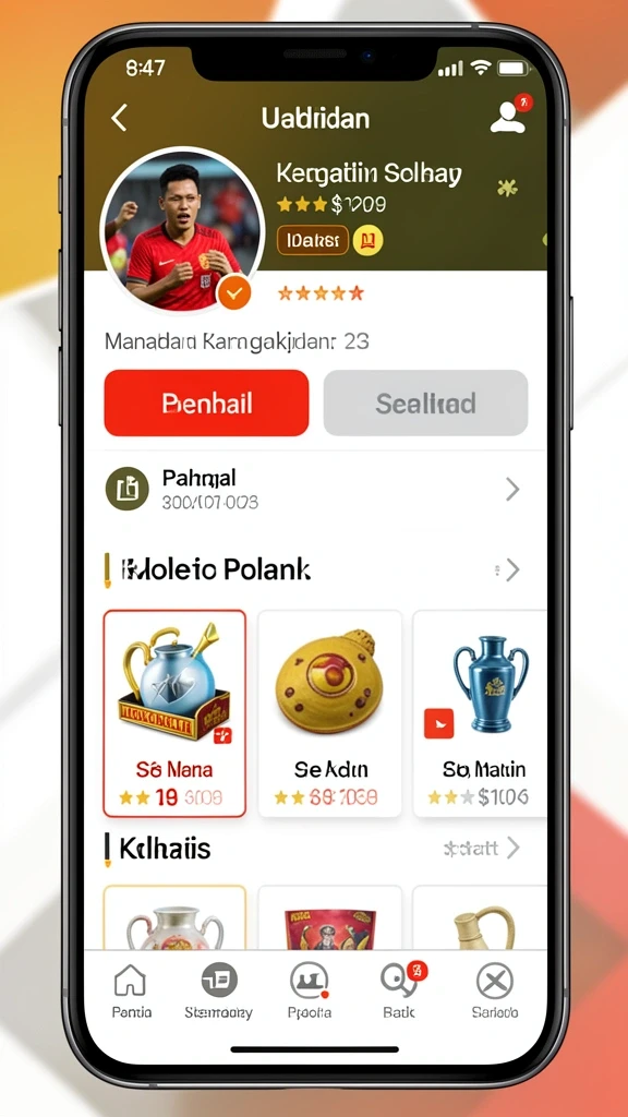 Tampilan antarmuka game yang intuitif.
