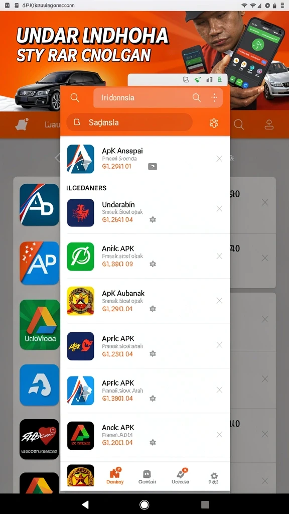 Tampilan awal game yang menawan dan ramah pengguna.