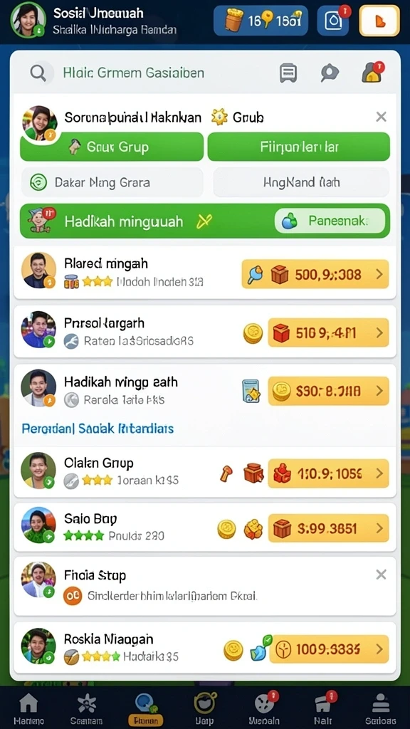 Penggunaan karakter dengan kemampuan unik dalam pertempuran.