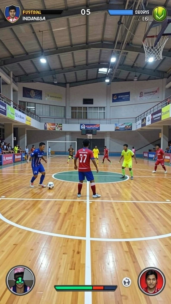 Tampilan awal game yang memukau dengan antarmuka yang intuitif.