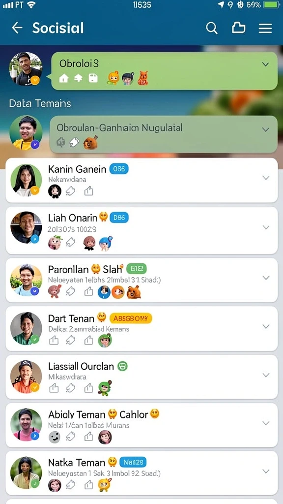 Tangkapan layar menunjukkan momen seru pertandingan.