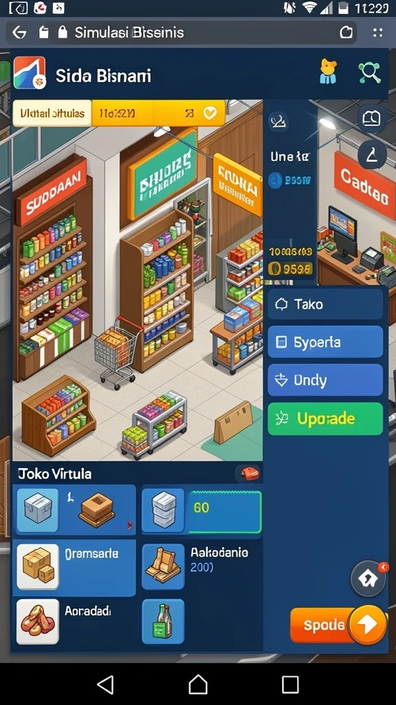 Tampilan utama TOTO80 yang menarik dan intuitif.