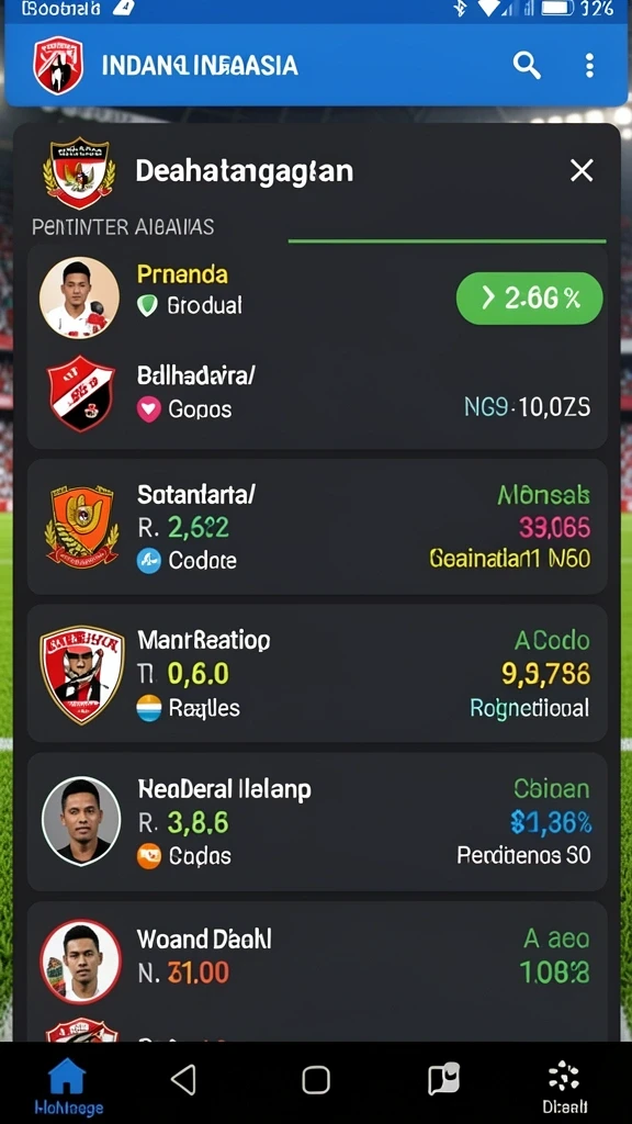 Tampilan awal yang menarik dan intuitif.