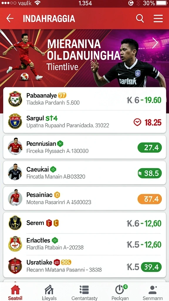 Tampilan antarmuka permainan yang intuitif.