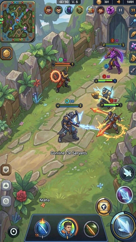 Tampilan awal game VC55 dengan karakter menarik.