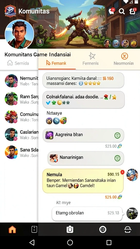 Beragam permainan seru yang bisa dipilih.