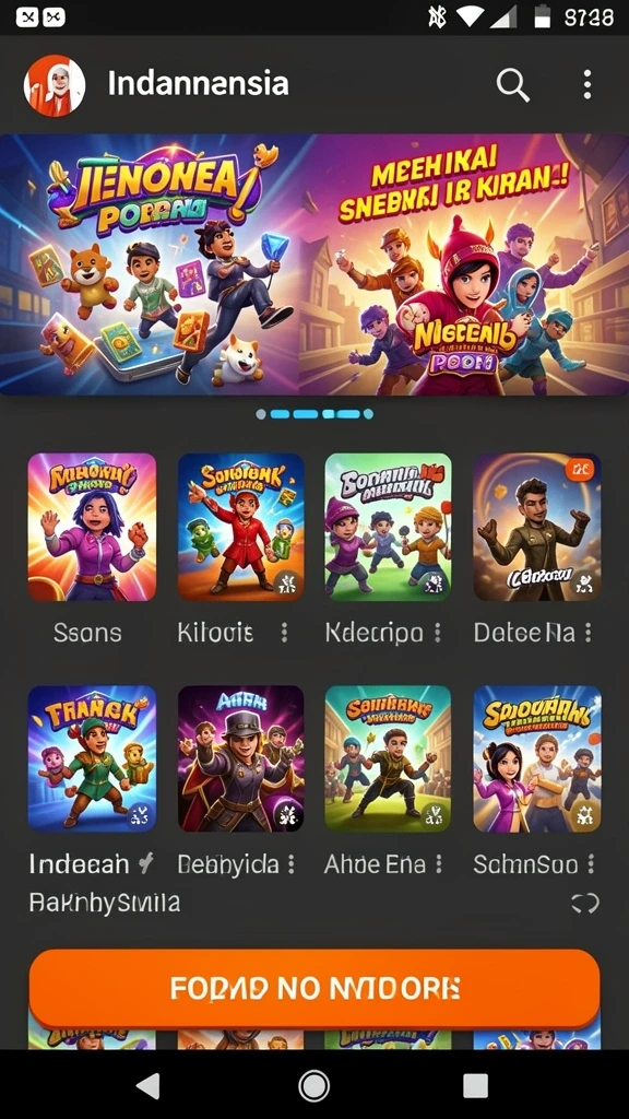 Tampilan antarmuka yang menarik dan modern.